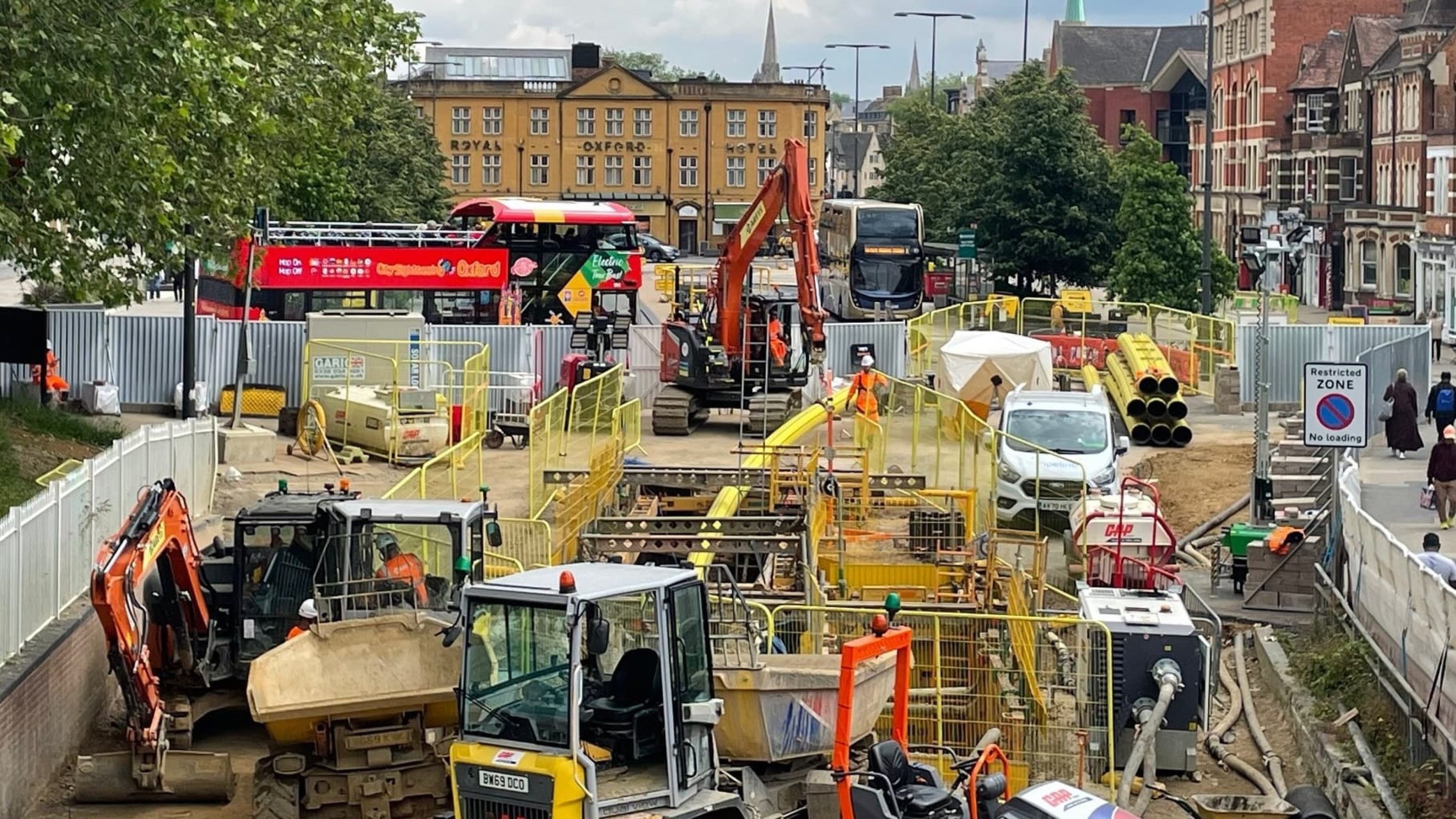 The Only Road Into Oxford From The West, Blocked For 600+ Days